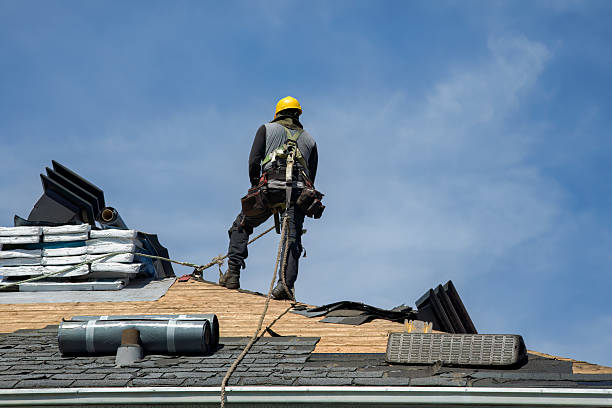 Professional Roof Installation technician working in Henderson, CO